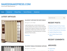 Tablet Screenshot of nakedsnakepress.com